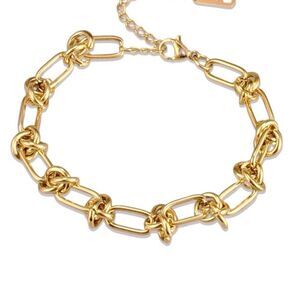 Minimalist link chain bracelet A176